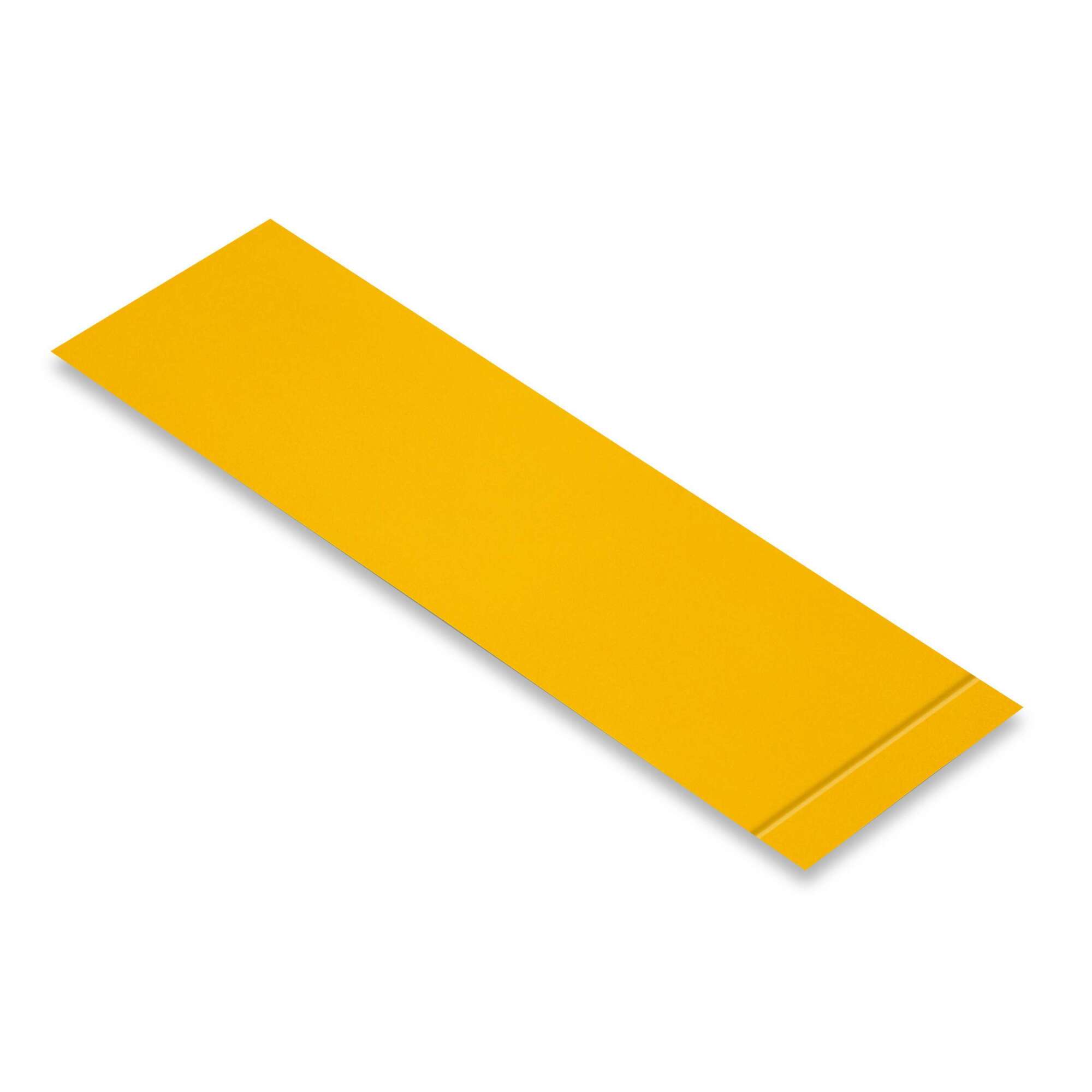 Mighty Line Peel and Stick Floor Tape Segments — 2in. x 10in., Yellow, 100 Pcs, Model# 2STRIPY10